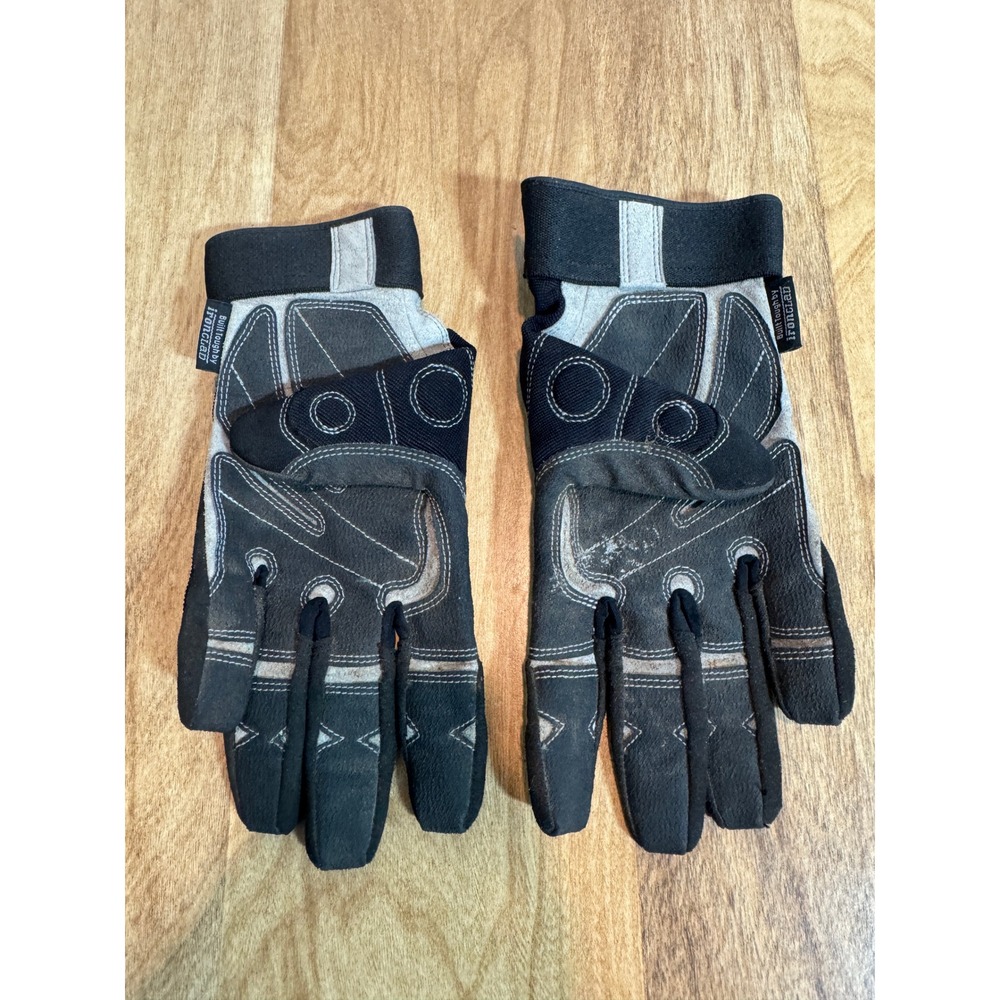 Duluth Trading Co Ironclad Work Gloves Black Gray Padded Heavy Duty Utility Mens